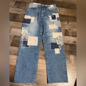 NWT Driftwood Royce‎ Patchwork Jeans- W28 L27